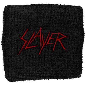 Slayer Scratch Logo Fabric Wristband / Black